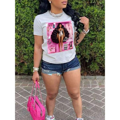 EVBTTBJX-229 The Last Doll Graphic Tee in White