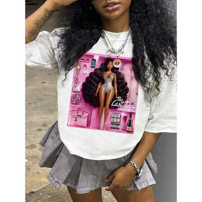 The Last Doll Graphic Tee in White