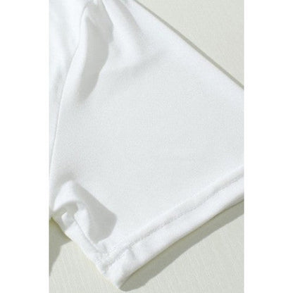 My Attitude Plus Size Graphic Tee in White