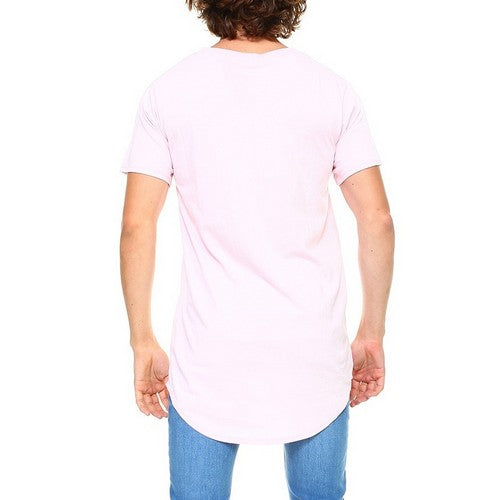 Premium Curve Hem Jersey in Pink