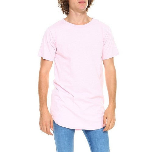 Jr-4-09-1 Premium Curve Hem Jersey in Pink