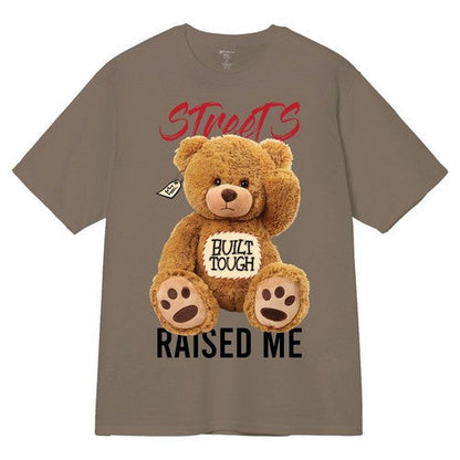 3222 Streets Raised Me Graphic Tee in Mud
