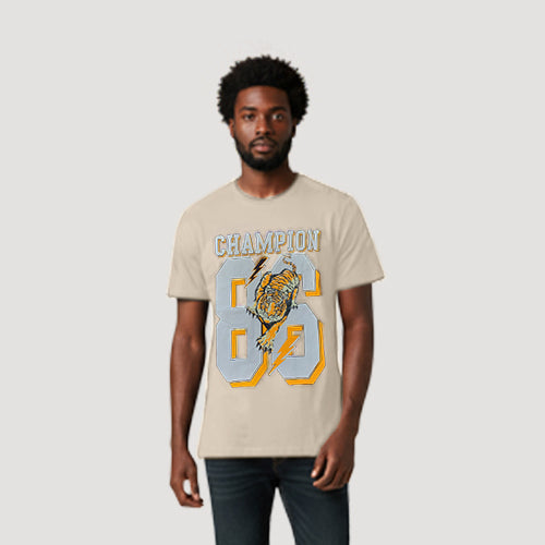 Rock & Rock Champion Graphic Tee in Beige