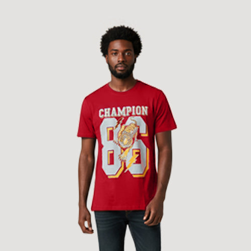 Rock & Rock Champion Graphic Tee in Maroon