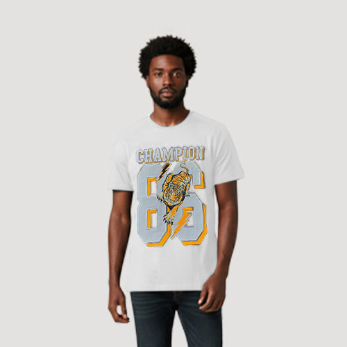 Rock & Rock Champion Graphic Tee in White