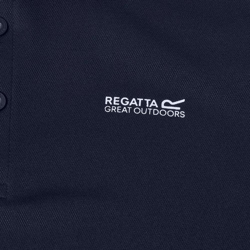 Regatta Maverick IV Quick Dry Polo Shirt in Navy Surf Spray