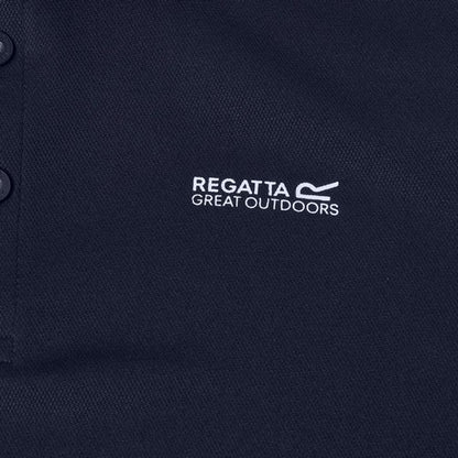 Regatta Maverick IV Quick Dry Polo Shirt in Navy Surf Spray