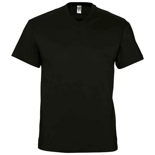 Sol's Victory V-Neck T-Shirt in Deep Black