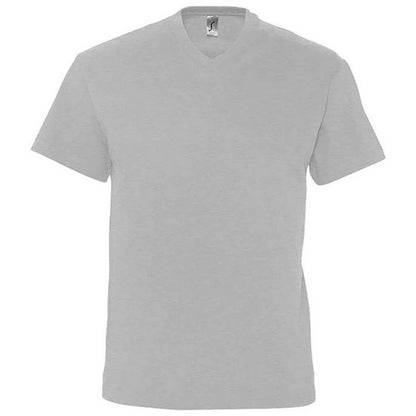 Sol's Victory V-Neck T-Shirt in Grey Marl