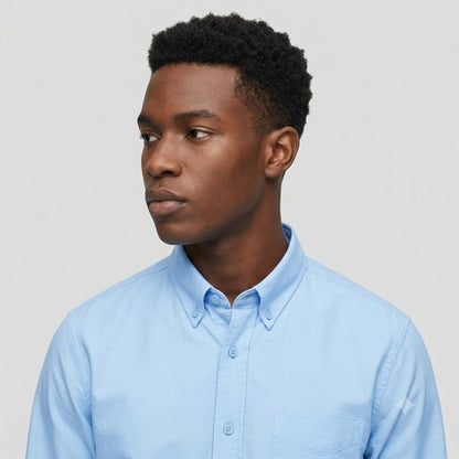 Marks & Spencer Ultimate Pure Cotton Oxford Shirt in Light Blue