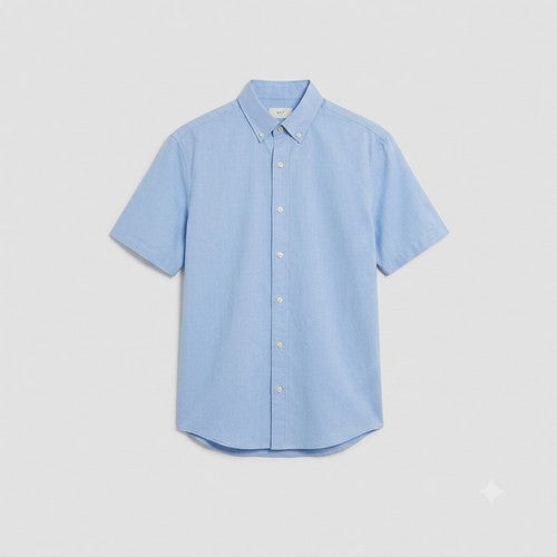 Marks & Spencer Ultimate Pure Cotton Oxford Shirt in Light Blue