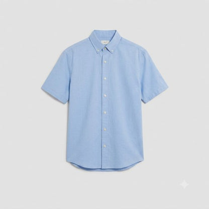 Marks & Spencer Ultimate Pure Cotton Oxford Shirt in Light Blue