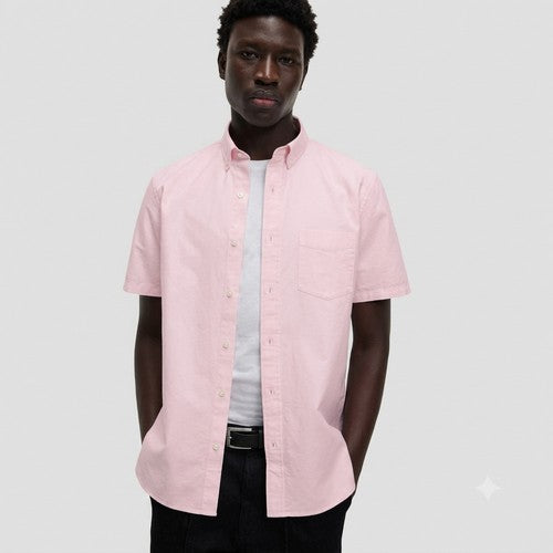 Marks & Spencer Ultimate Pure Cotton Oxford Shirt in Light Pink