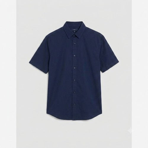 Marks & Spencer Ultimate Pure Cotton Oxford Shirt in Navy