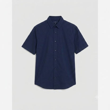 Marks & Spencer Ultimate Pure Cotton Oxford Shirt in Navy