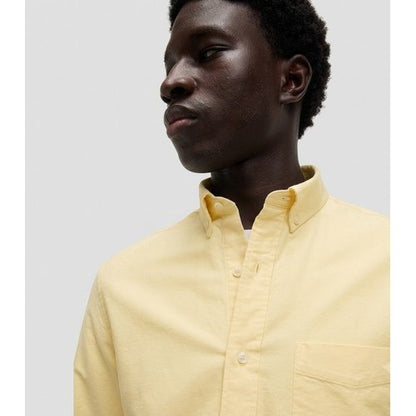 Marks & Spencer Ultimate Pure Cotton Oxford Shirt in Pale Yellow