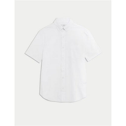 Marks & Spencer Ultimate Pure Cotton Oxford Shirt in White