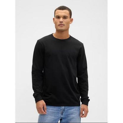 B&C Collection Long Sleeve Cotton Jersey in Black