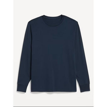 B&C Collection Long Sleeve Cotton Jersey in Navy