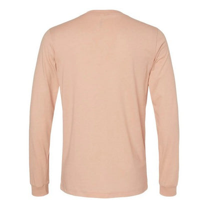 B&C Collection Long Sleeve Cotton Jersey in Peach