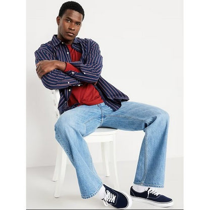 B&C Collection Long Sleeve Cotton Jersey in Red