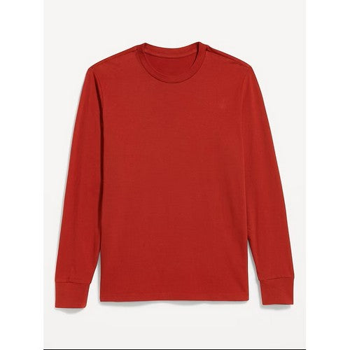 B&C Collection Long Sleeve Cotton Jersey in Red