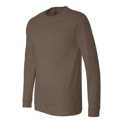 B&C Collection Long Sleeve Cotton Jersey in Stone