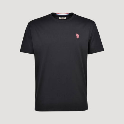 US Polo Assn. Embroidered Logo T-Shirt in Black