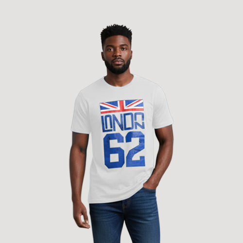 Size& London Graphic Tee in White