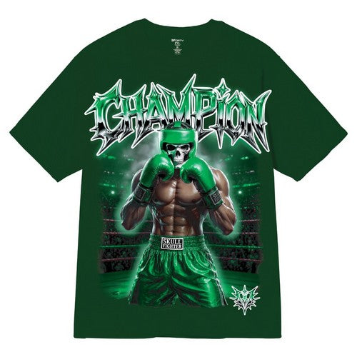 A553 Champion Graphic Tee in Forest Green