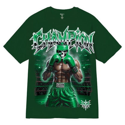 A553 Champion Graphic Tee in Forest Green