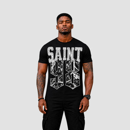 Saint 98 Graphic Tee in Black