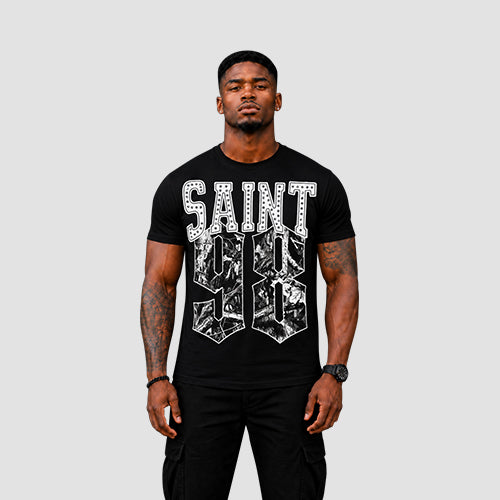 Saint 98 Graphic Tee in Black