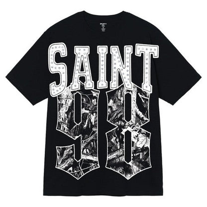 A499 Saint 98 Graphic Tee in Black