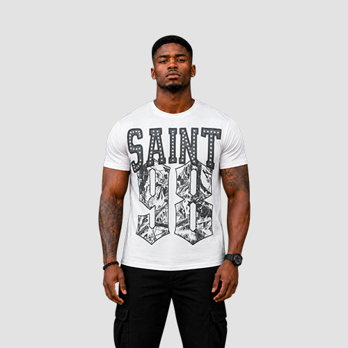Saint 98 Graphic Tee in White