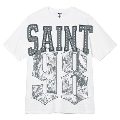A499 Saint 98 Graphic Tee in White