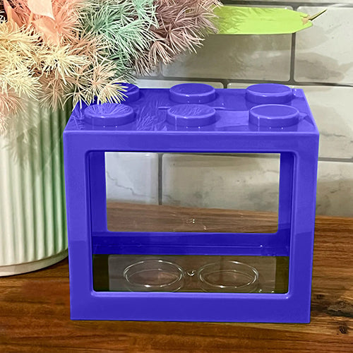 Stackable Brick Moneybox in Lavender