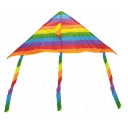 Multicolour Stripe Delta 4ft Kite
