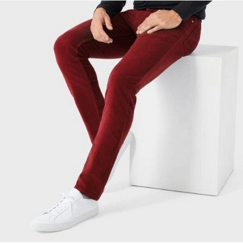 Marks & Spencer Moleskin Chinos Burgundy