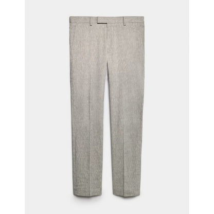 Marks & Spencer Tailored Linen Dress Pants in Neutral