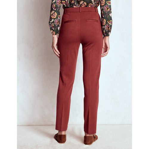 Marks & Spencer Autograph Slim Leg Crop Dress Pants in Chestnut