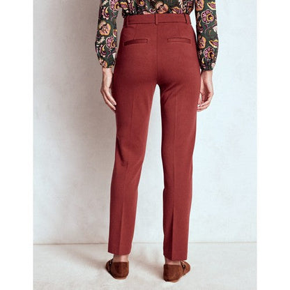 Marks & Spencer Autograph Slim Leg Crop Dress Pants in Chestnut
