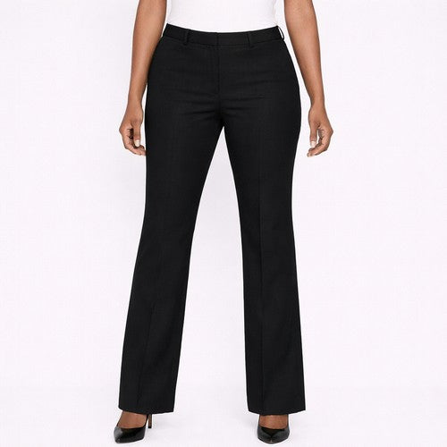 Dunnes Zip Pocket Bootut Dress Pants in Black