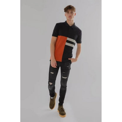 Top Look Destructed Slim Fit Jeans in Black