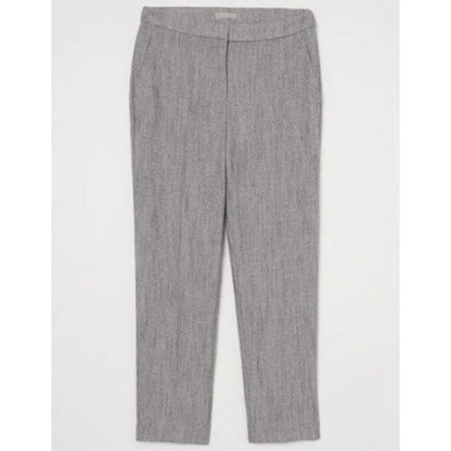 Kul Clothing Slim Leg Pants Grey Herringbone Tweed