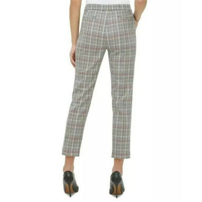 Kul Clothing Slim Leg Pants Grey Plaid