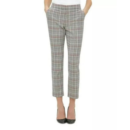 Kul Clothing Slim Leg Pants Grey Plaid