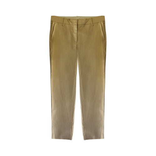 Slim fit Long Chino Trousers with Front Pockets Khaki