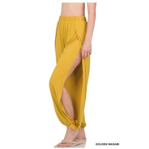 RP-8226AB Split Side Pants Golden Wasabi
