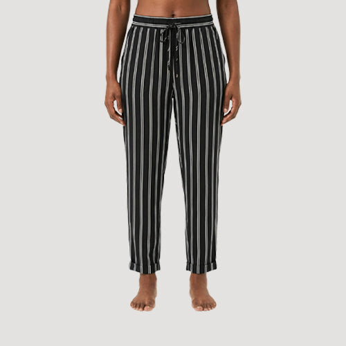 Striped Soft Pants in Black & White
